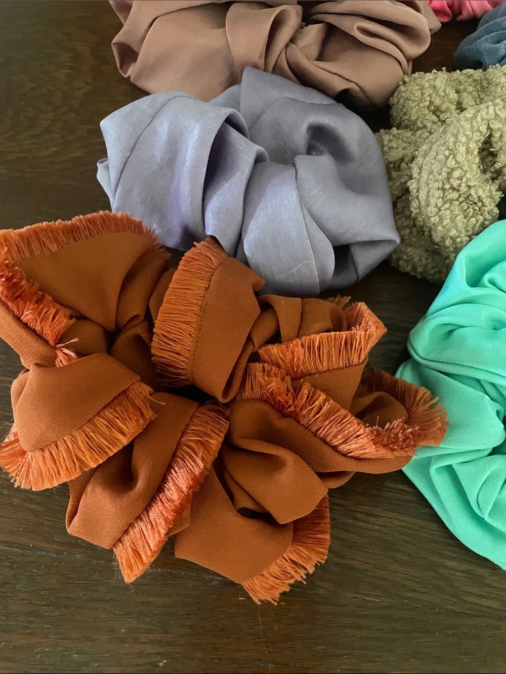 Scrunchie lot of 8 in various colors - Hair Tie